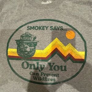 Goodfellow & Co Charcoal Smokey Bear Tee